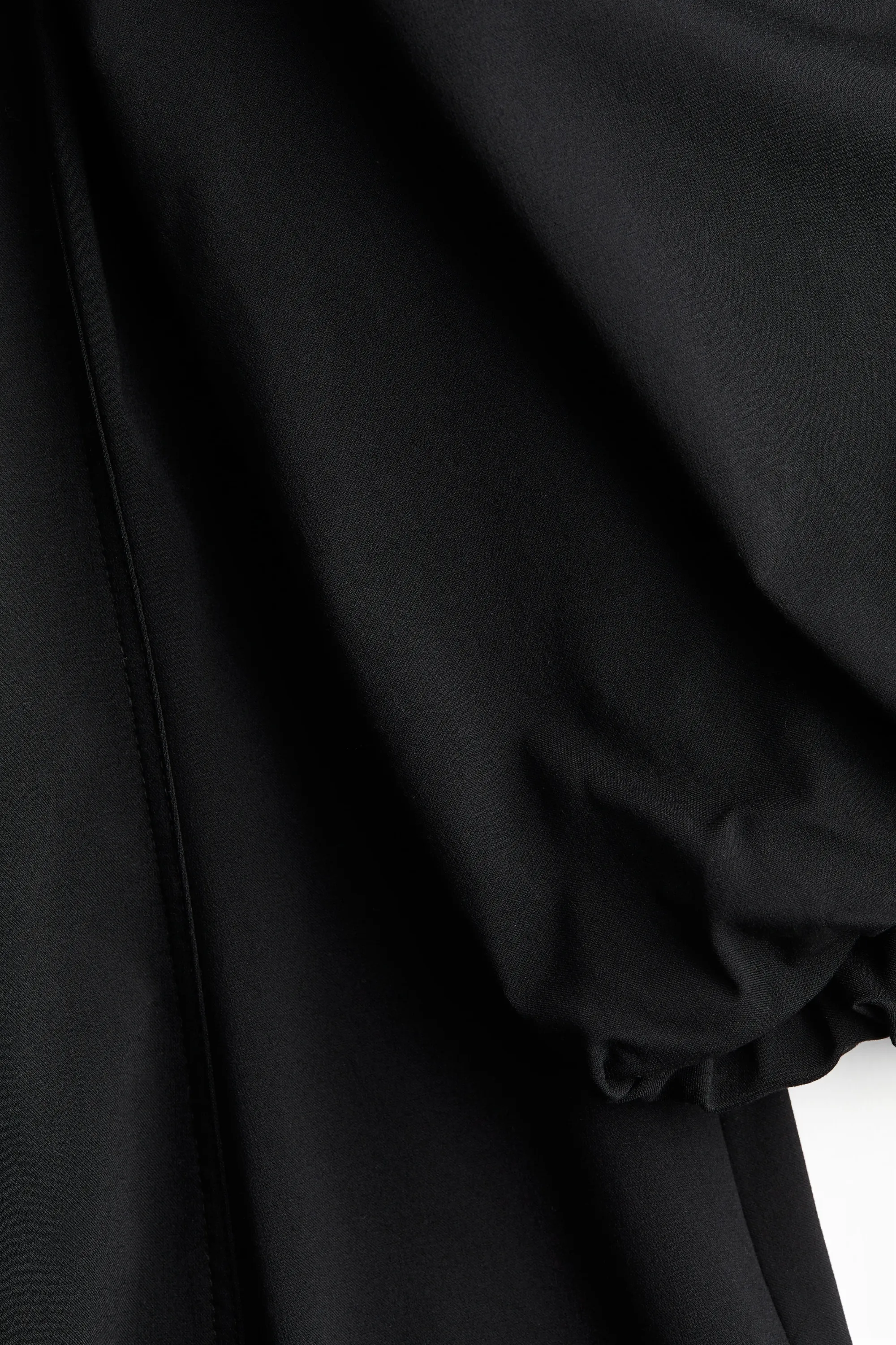 Robe à manches ballon - Noir