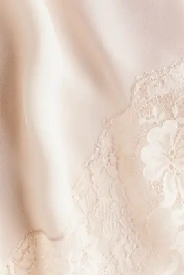 MAMA Jupe en viscose avec dentelle - Rose clair — photo 4