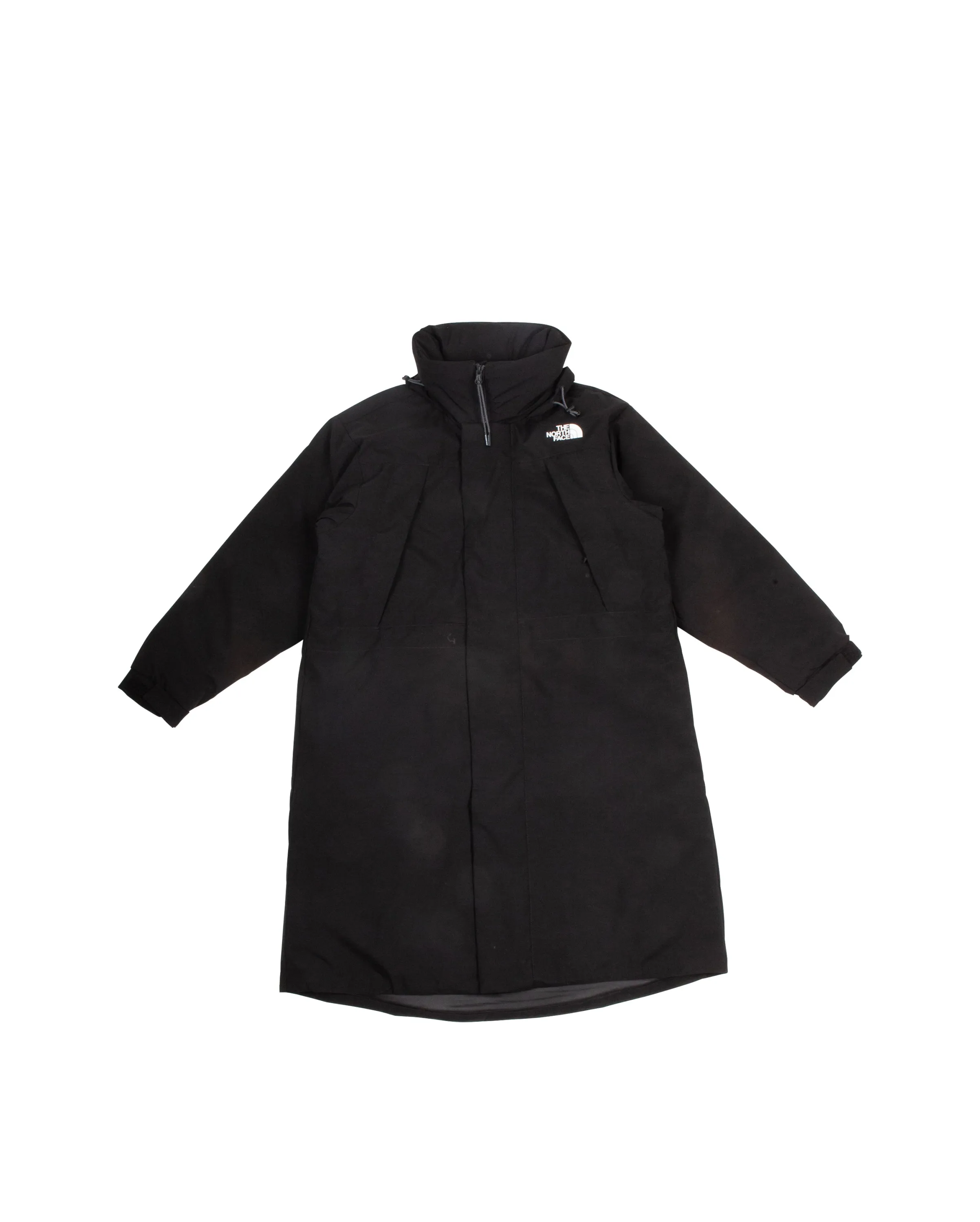 W Padded Long Parka Black