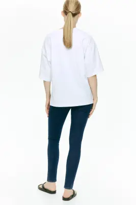 MAMA Skinny Jeans - Bleu denim foncé — photo 2