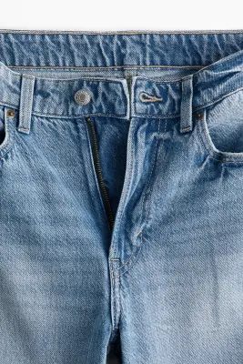 Baggy Bootcut Regular Jeans - Bleu denim clair — photo 1