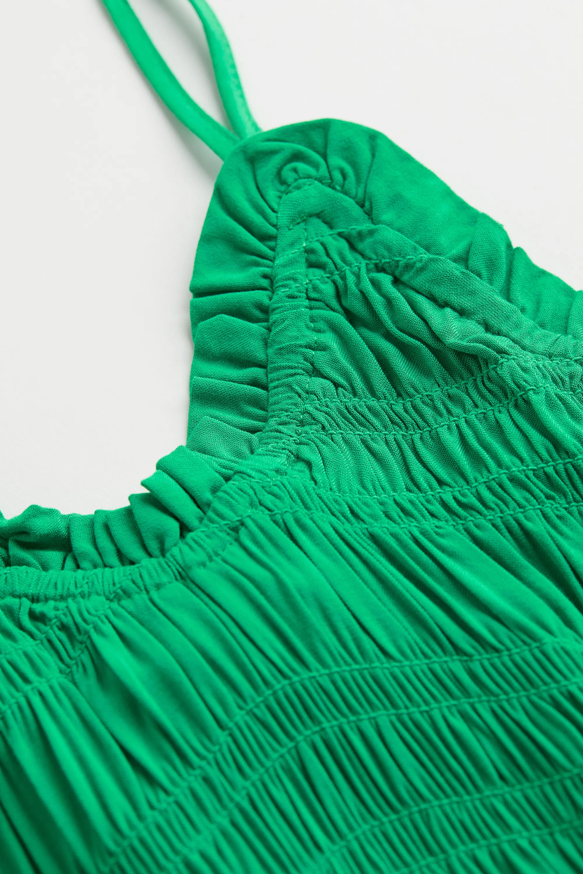 Robe à smocks - Vert