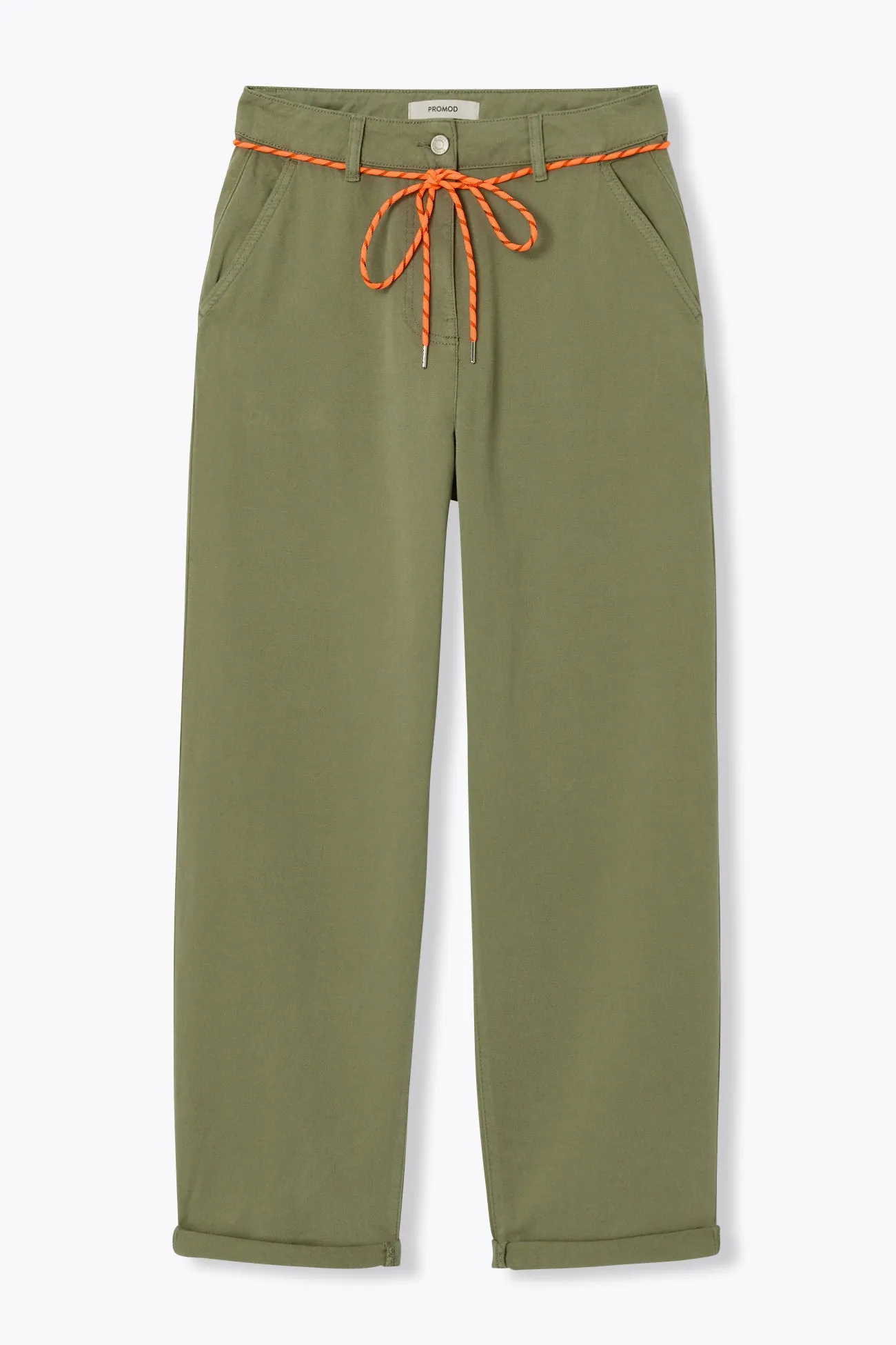 Pantalon chino taille haute