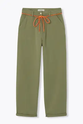 Pantalon chino taille haute