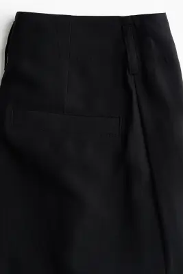 Pantalon barrel cargo - Noir — photo 4