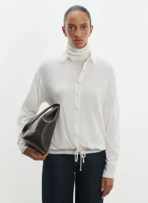 Chemise en coton et cachemire