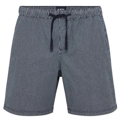 NORTH SHORT ELASTIQUE RAYE Bleu