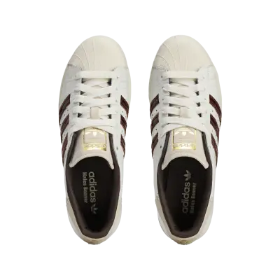 Adidas Superstar Wales Bonner White Brown Croc — photo 4
