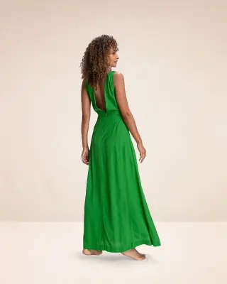 Robe longue Janis Lime – Karma Koma — photo 5