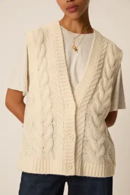 Gilet Andrew Ecru — photo 1