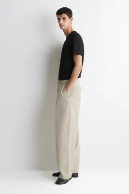 PULL EN COTON COUPE REGULAR - NOIR — photo 1
