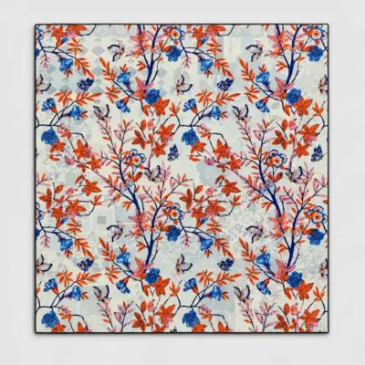 Carré Roses Bleues — photo 3