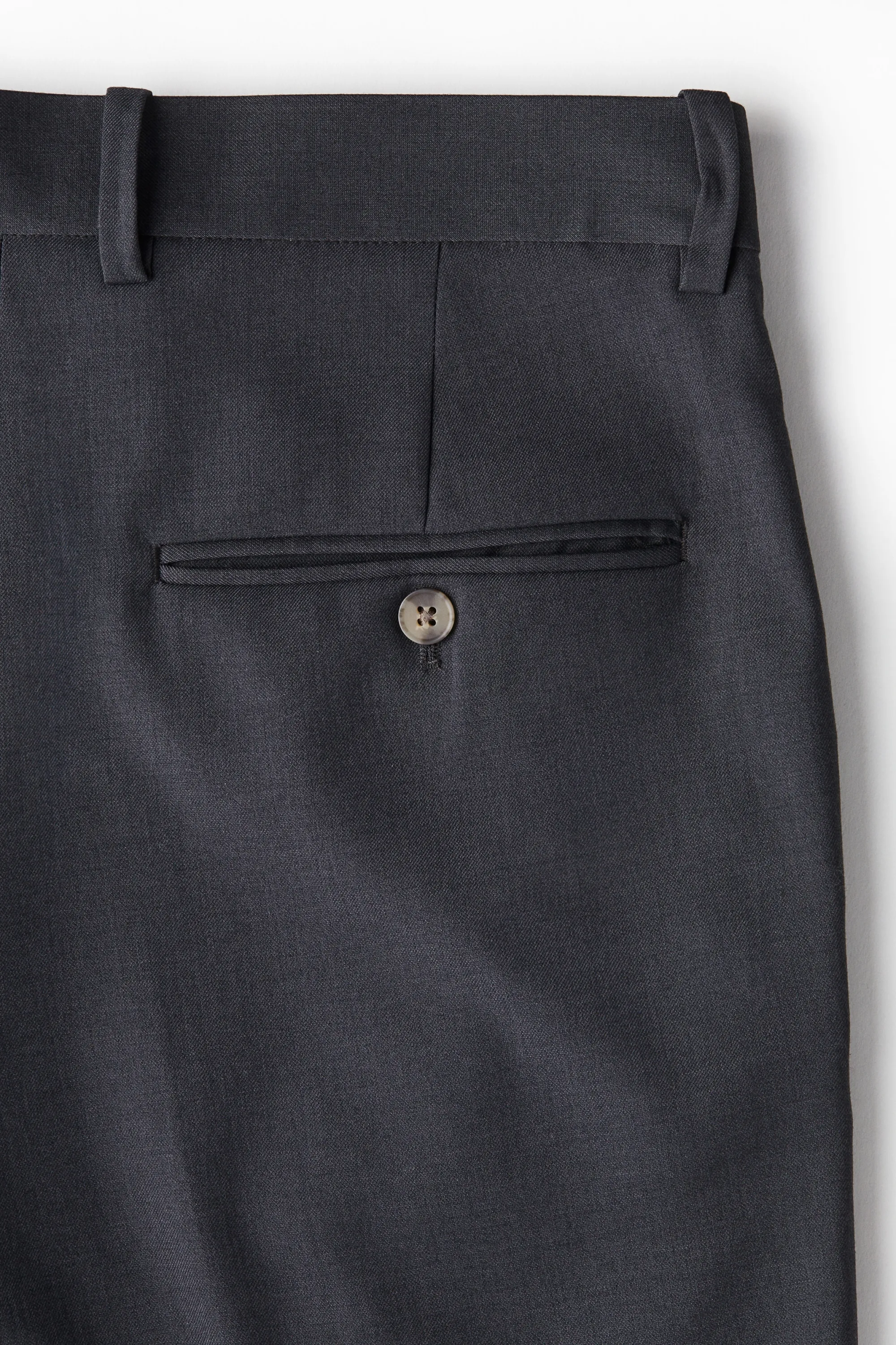 Pantalon de costume Regular Fit - Gris foncé