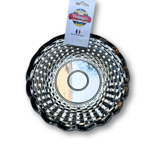 Corbeille à pain ronde en inox