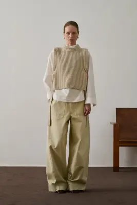 PULL FIRMUS ÉCRU CHINÉ
