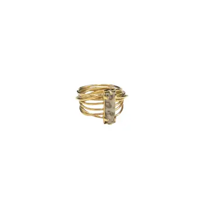 Bague Louise Multirangs Graphite — photo 1
