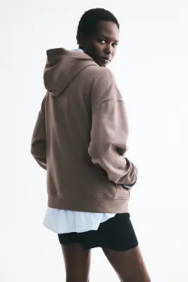 Hoodie - Taupe foncé — photo 2