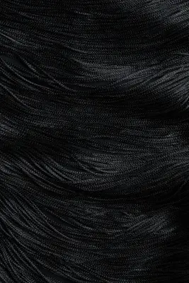 Minijupe frangée - Noir — photo 4