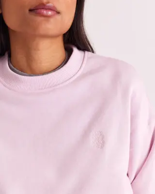 Sweat-shirt Virgile rose clair — photo 2