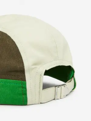 Casquette color-block - Vert/Beige — photo 2