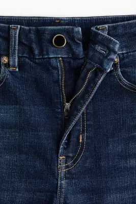 Skinny High Jeans - Bleu denim foncé — photo 3