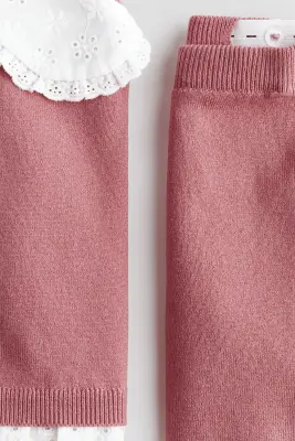 Ensemble 2 pièces en maille fine - Rose — photo 2