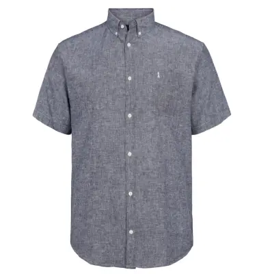 ALL SIZE GRANDE LONGUEUR CHEMISE LIN Bleu — photo 2