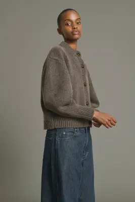 CARDIGAN LEONARD MARRON GLACÉ — photo 1
