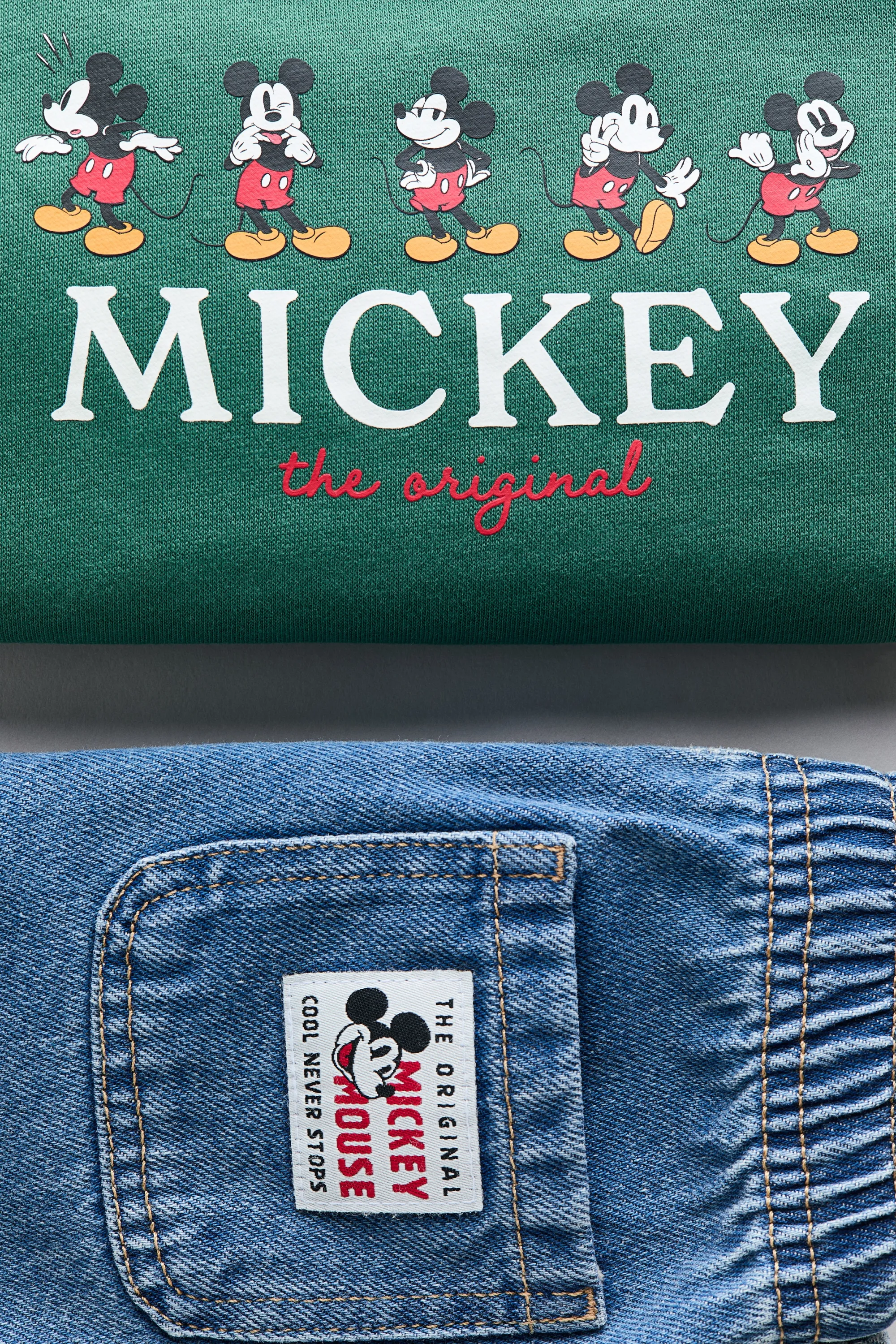 Ensemble imprimé 2 pièces - Vert/Mickey
