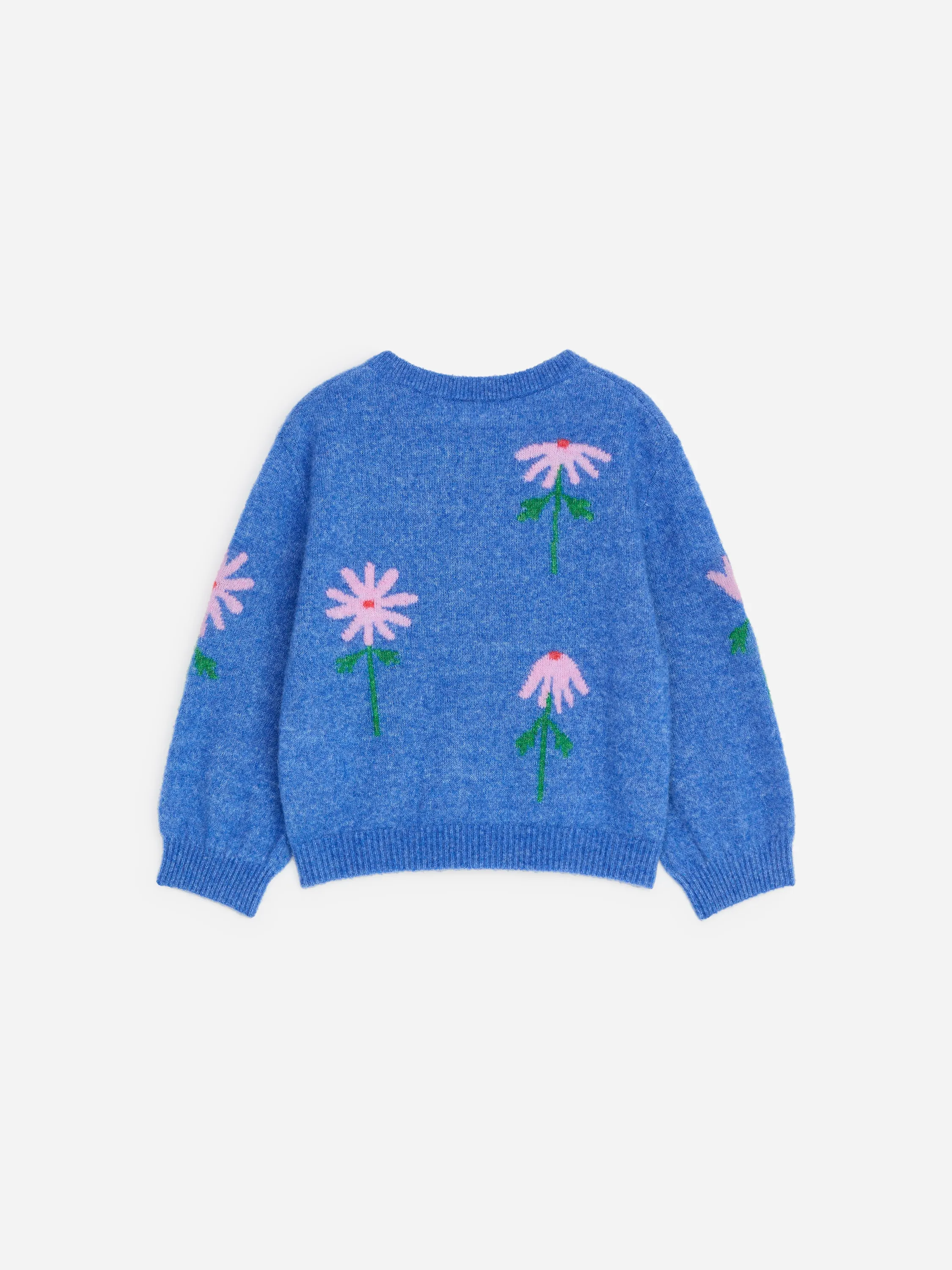Cardigan en laine et alpaga - Bleu