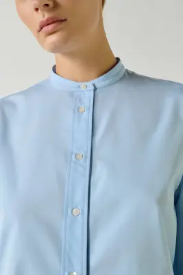 CHEMISE BERMUDES BLEU CIEL — photo 4