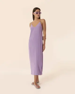 Robe longue Blake violet syrup – Karma Koma — photo 2