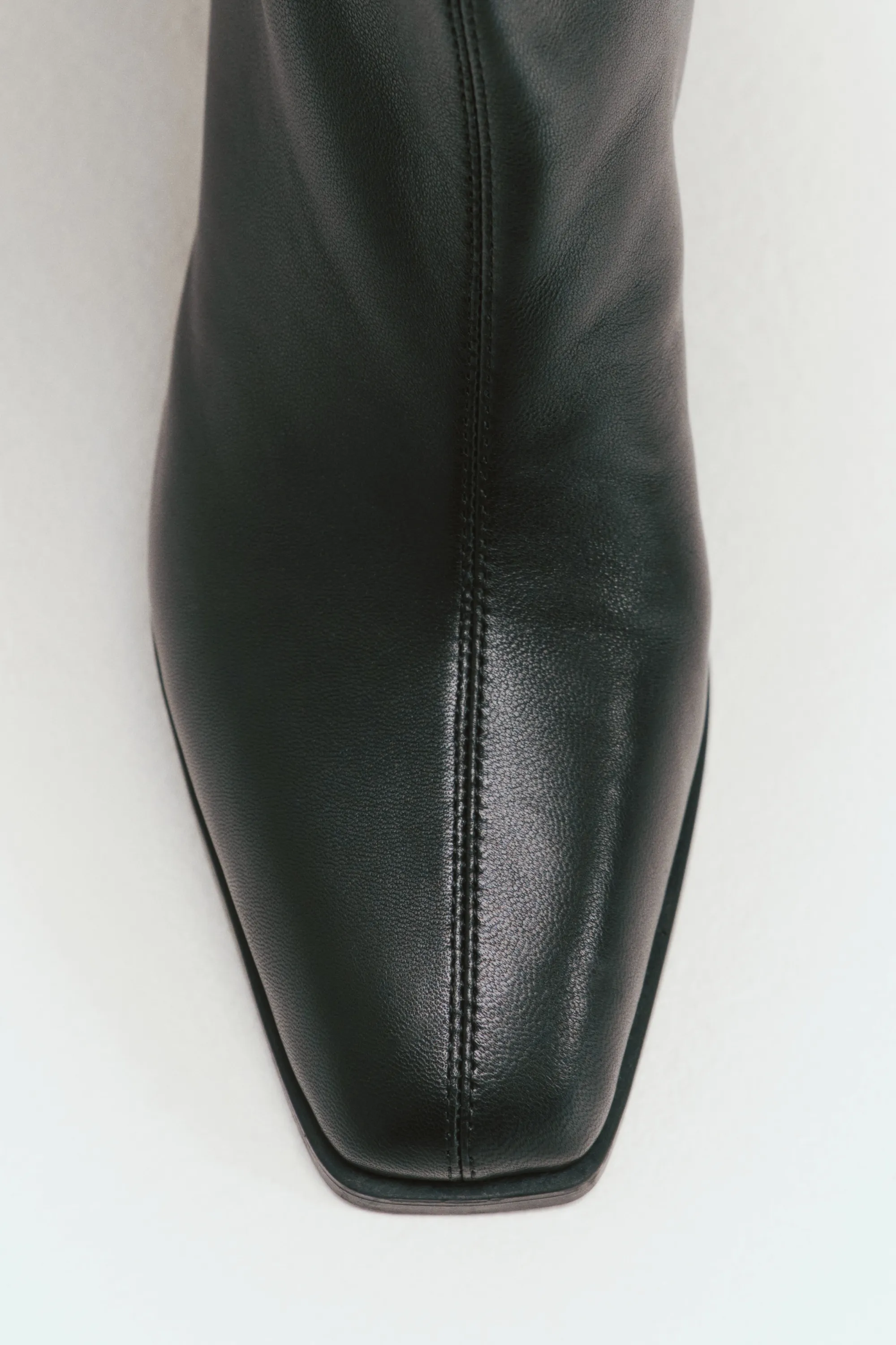 Bottines en cuir - Noir