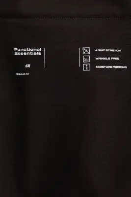 Pantalon Four-way Stretch Regular Fit - Marron foncé — photo 5