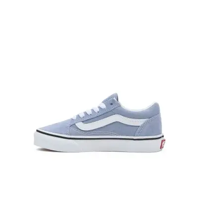 chaussures skateboard enfant vans old skool – theory / dusty blue — photo 3