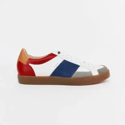 Baskets Hiba Bleu Blanc Rouge — photo 4