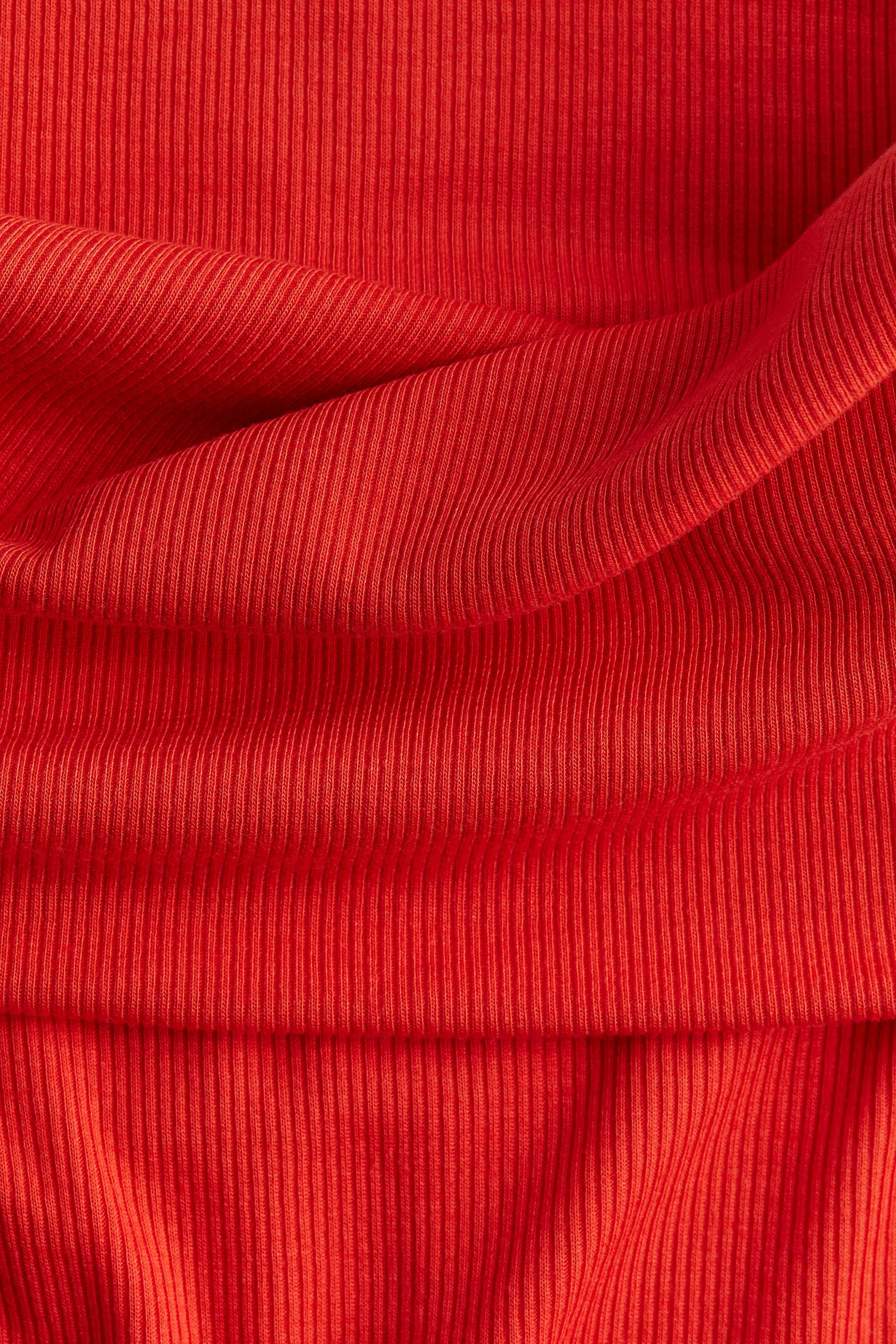 Robe épaules nues - Rouge vif