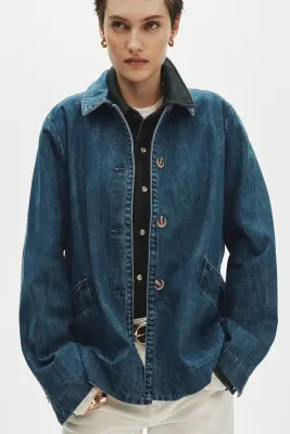 Veste en denim - Bleu denim — photo 1