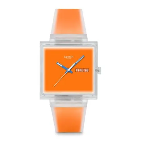 Montre Swatch SO38K704 - WHAT IF...SEE THRU ORANGE?