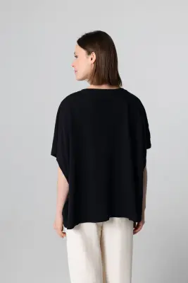 T-shirt en coton et lin — photo 5