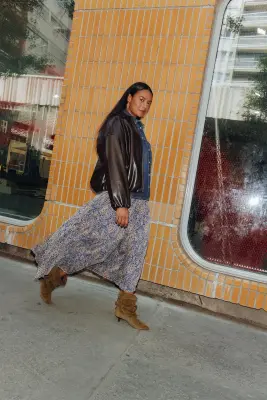 Jupe longue imprimée Femme — photo 2