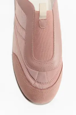 Mules façon sneakers - Rose ancien — photo 2