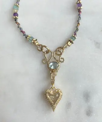 Nouveau ! ROOM SERVICE JEWELRY Cordon Twist Améthyste — photo 4