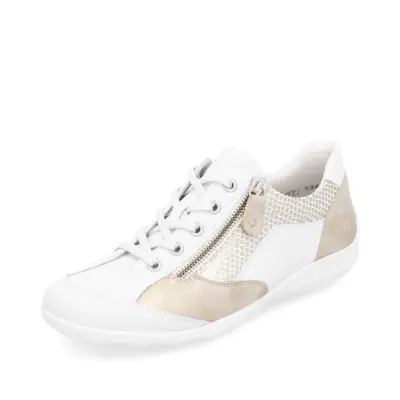 Baskets Remonte R3410-81 Blanches - Lacets Grande Pointure Femme — photo 1