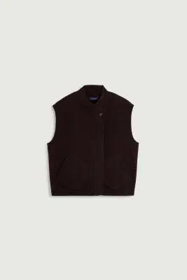 BLOUSON ADELINE MARRON FONCÉ — photo 5
