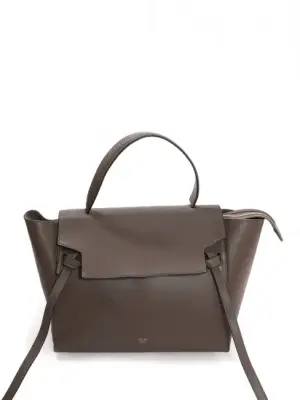 Sac Belt large en cuir lisse gris foncé Prix boutique 2600€ — photo 1