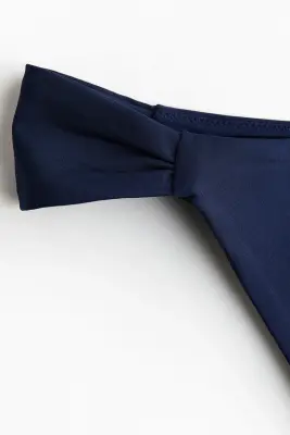 Cheeky Tanga bikini bottoms - Bleu foncé — photo 4