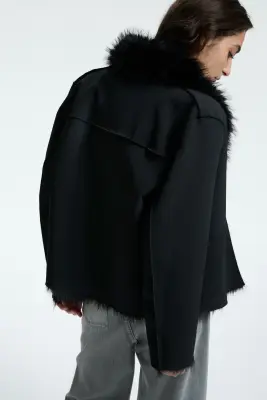 Veste double face - Noir — photo 5