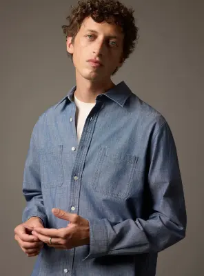Chemise Roger Chambray — photo 4