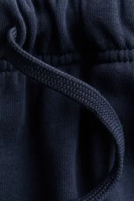 Pantalon jogger à jambes droites - Bleu marine — photo 4